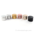 Tin en aluminium de 4 oz de couleur pour pots de bougies